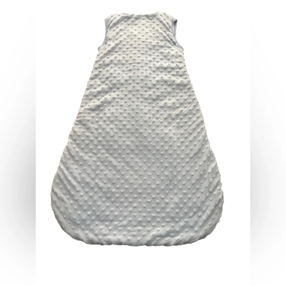 BABYINABAG Minky Dot Blue Winter Baby Bunting Sleep Sack Size M Medium